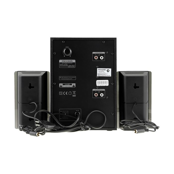 Акустична система MICROLAB  2.1, 40W, mini-jack/USB/SD, пк, чорний Microlab M-500U