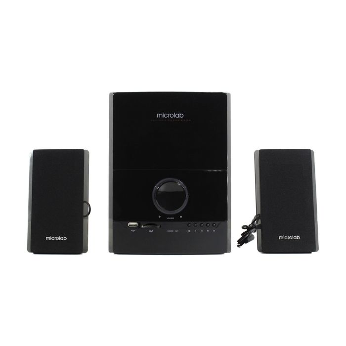 Акустична система MICROLAB  2.1, 40W, mini-jack/USB/SD, пк, чорний Microlab M-500U