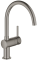 Смеситель для кухни Grohe Minta, дл.излива - 223мм, поворотный, 1рычаг, матовый графит
