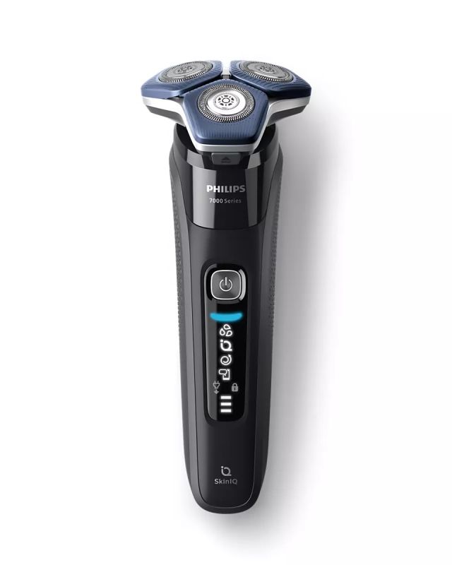 Бритва електр. Philips Series 7000 роторная,  бритв.головок-3, Li-Ion, сух.+влажн., триммер, черный