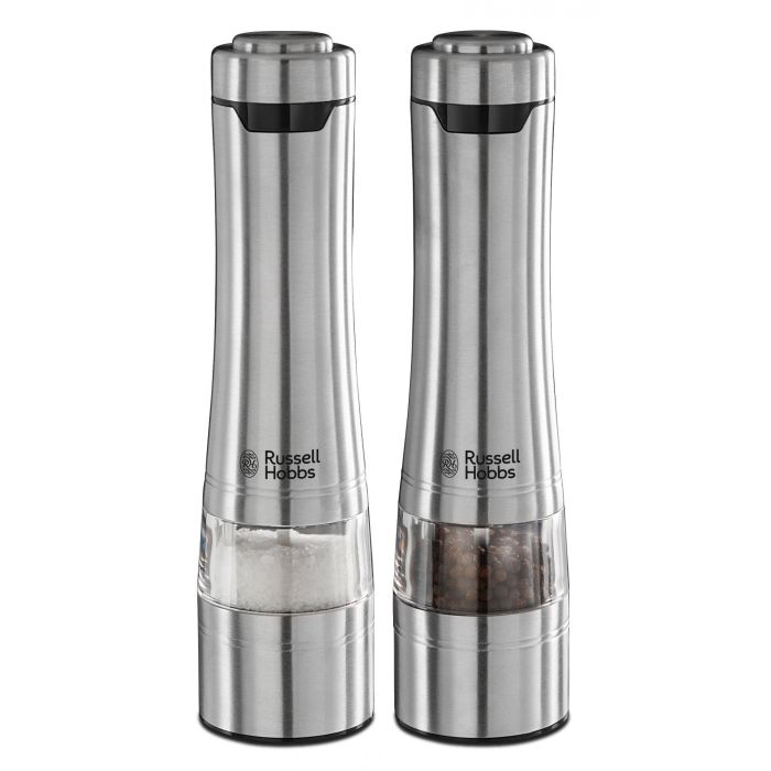 Мельницы для соли и перца Russell Hobbs ААх4, керамические жернова, стальной