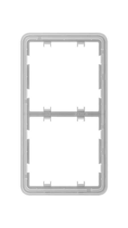 Рамка для выключателя на 2 секции Ajax Frame 2 seats for LightSwitch Vertical