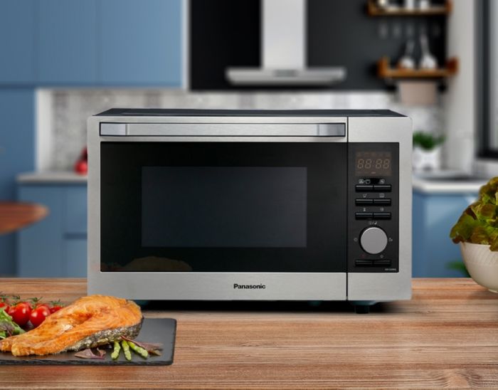 Микроволновая печь Panasonic , 30л, электронное управ., 1000Вт, гриль, дисплей, нерж