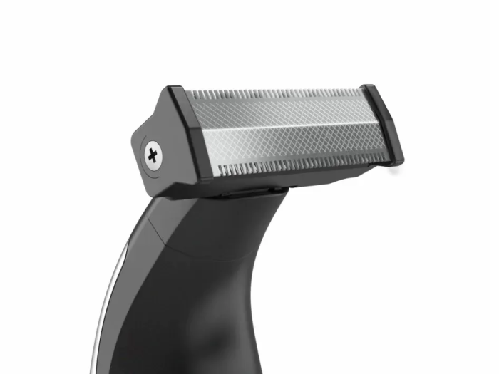 Триммер Rowenta Forever Sharp для бороды и усов, сеть+акум., роторный мотор, насадок-3, сталь, черный