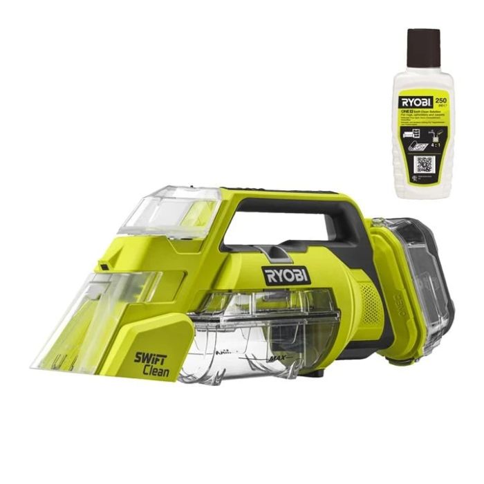 Пылесос аккумуляторный моющий Ryobi ONE+ RDC18-0 18В 17Вт контейнер для воды чистая/грязная 0.12/0.2л 2.5кг без АКБ и ЗУ