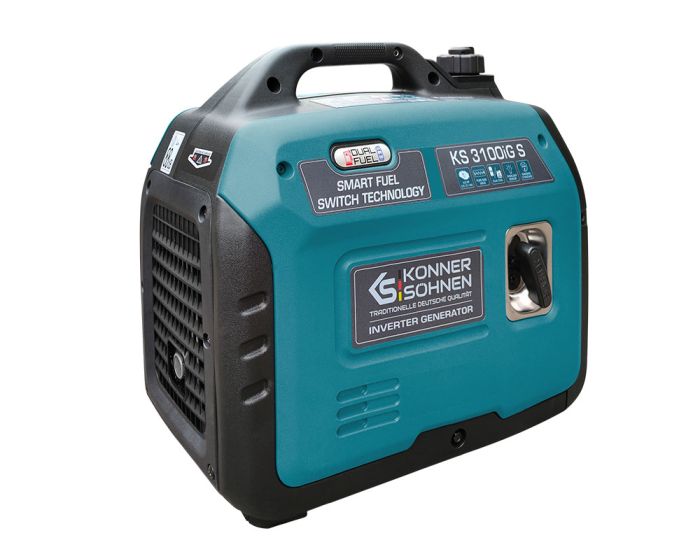 Генератор газобензиновый инверторный Konner&Sohnen KS 3100iG S, 230В, 3.1кВт, ручной запуск, 22кг