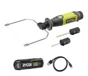Термоніж акумуляторний Ryobi USB Lithium RHC4-120G 4В 2А·год 150/270°С 5 змінних насадок 0.13кг