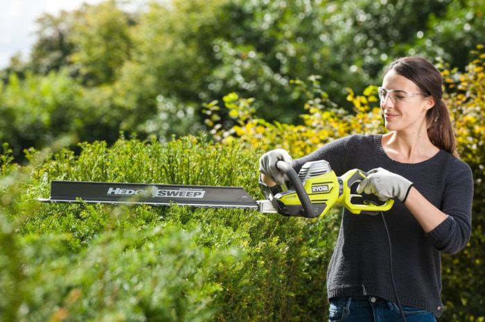 Кусторез сетевой Ryobi RHT8165RL 800Вт 65см шаг реза 34мм 4кг