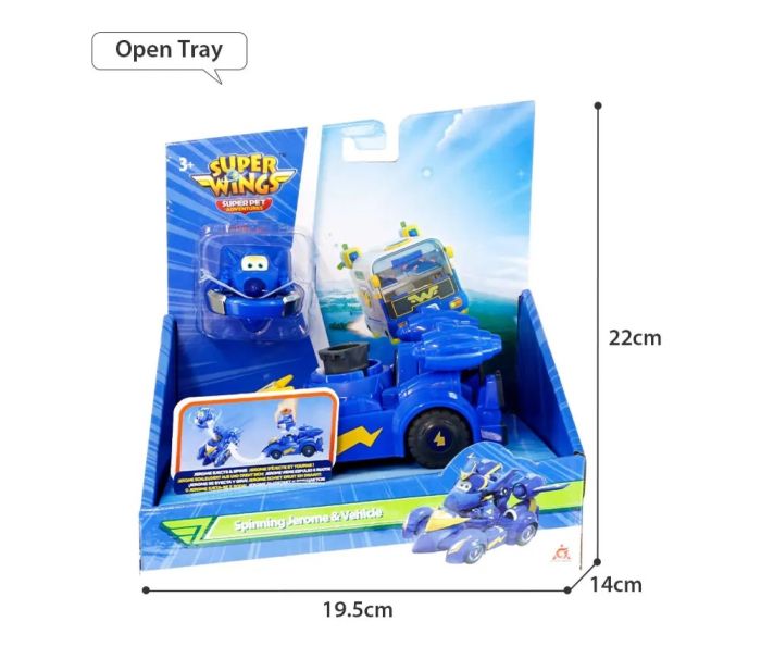 Ігровий набір Super Wings Spinning Vehicle Джером (Jerome)