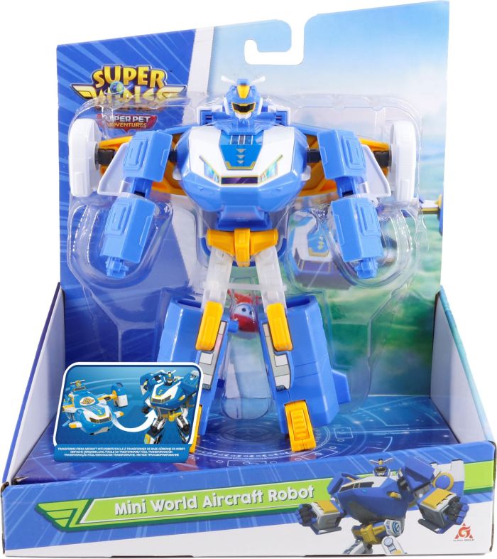 Игровая фигурка-трансформер Super Wings Мини Воздушная База Робот