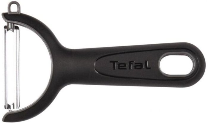 Овочечистка горизонтальна Tefal Comfort, 14см, нержавіюча сталь, пластик, чорний