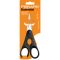 Ножиці кухонні Fiskars Essential, з відкривачкою для пляшок, 20см, нержавіюча сталь, пластик, чорний