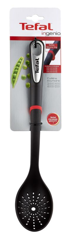 Шумовка Tefal Ingenio, пластик, черный
