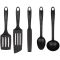 Набір кухонних аксесуарів Tefal Bienvenue, 5шт, пластик, чорний