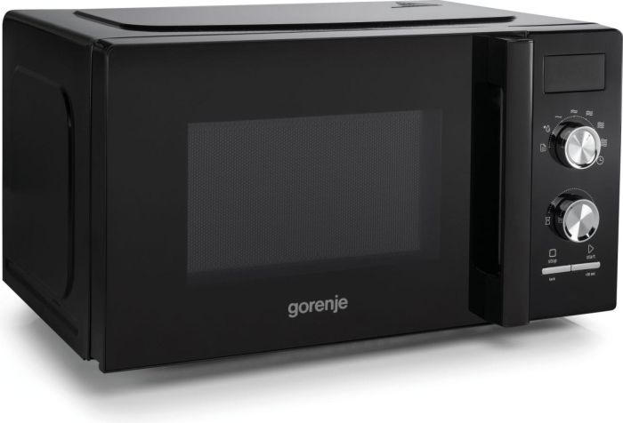 Микроволновая печь Gorenje, 20л, мех. управл., 800Вт, дисплей, черный