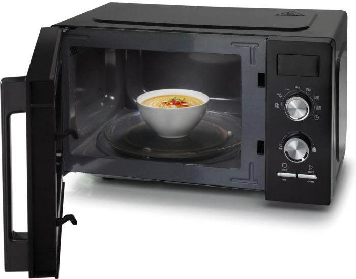 Микроволновая печь Gorenje, 20л, мех. управл., 800Вт, дисплей, черный