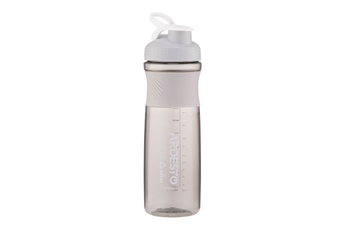 Бутылка для воды Ardesto Smart bottle, 1000мл, тритан, серый