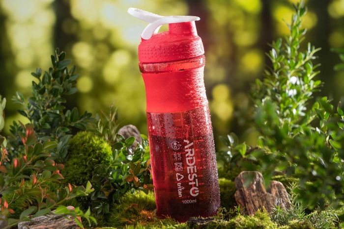 Пляшка для води ARDESTO Smart bottle, 1000мл, тритан, червоний