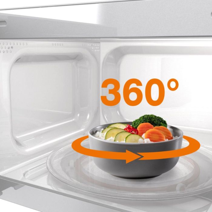 Мікрохвильова піч Gorenje, 17л, мех. керув., 700Вт, дисплей, білий