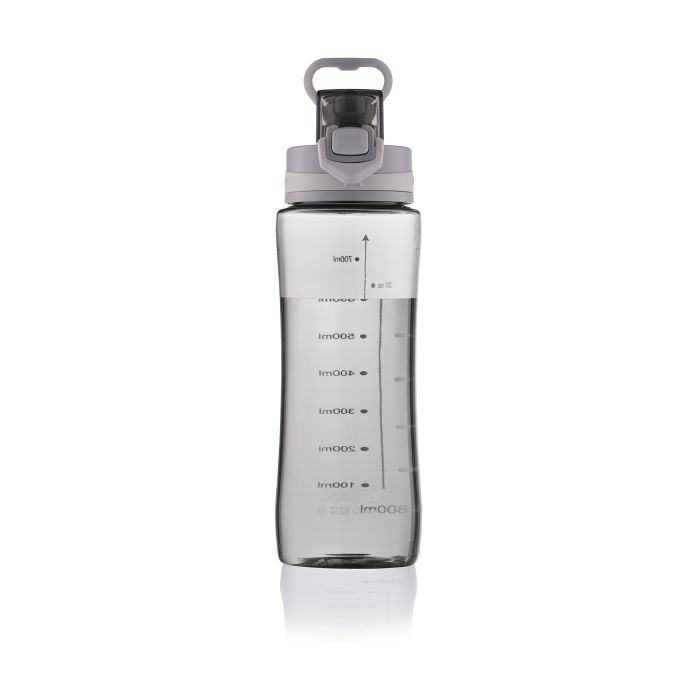 Пляшка для води Ardesto Purity, 800мл, пластик, сірий