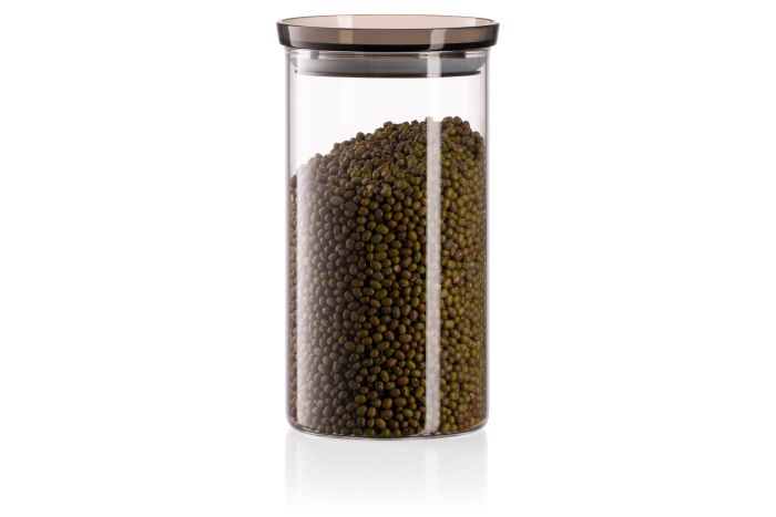 Банка для хранения Ardesto Fresh, 1150мл, стекло, пластик, прозрачный
