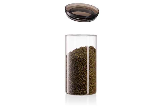 Банка для хранения Ardesto Fresh, 1150мл, стекло, пластик, прозрачный