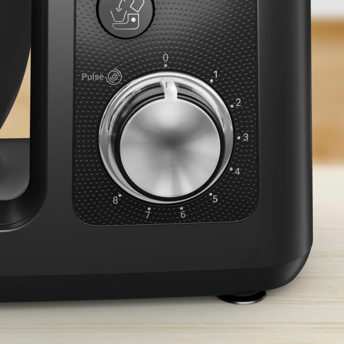 Кухонная машина Tefal Bake Partner 1100Вт, чаша-металл, корпус-пластик, насадок-6, черный