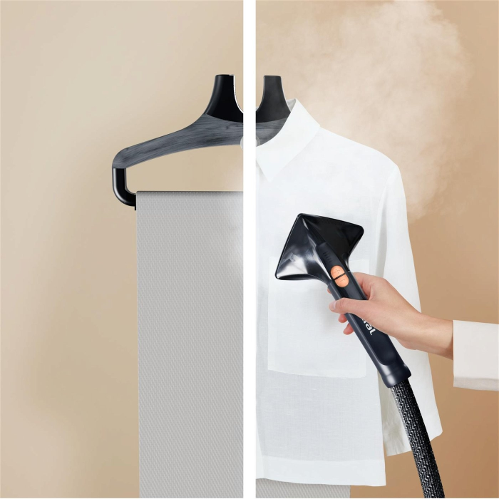 Отпариватель Tefal вертикальный Pro Style Care, 2000Вт, 1300мл, постоянный пар - 42гр, черно-золотой