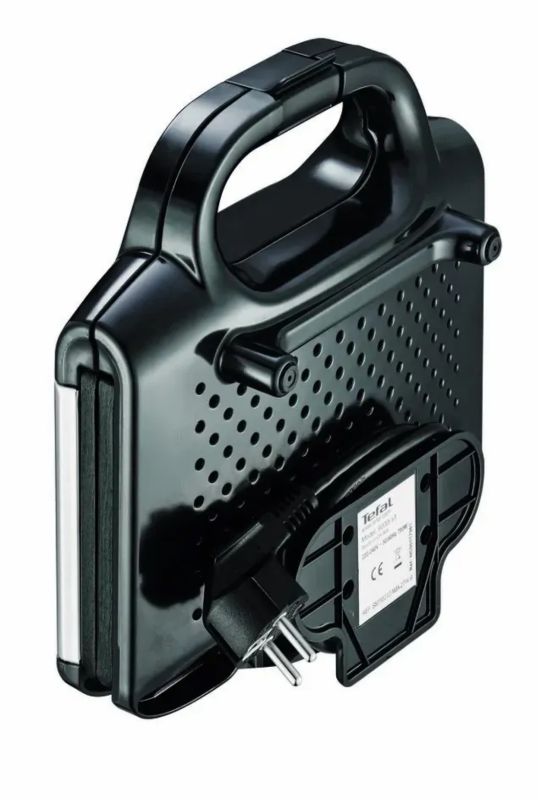 Сендвичмейкер Tefal Ultracompact 700Вт, 1 пластина-гриль, корпус-пластик, черно-серебристый
