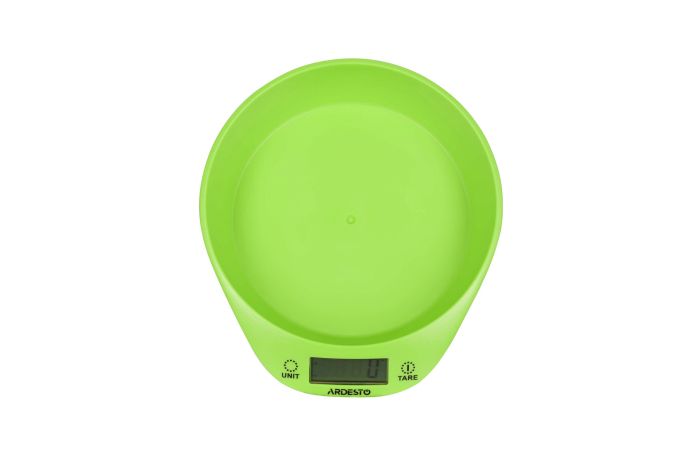 Весы Ardesto кухонные, 5кг, CR2032x1 в компл, пластик, зелёный