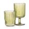 Набір келихів Ardesto 300мл, 2шт, скло, зелений