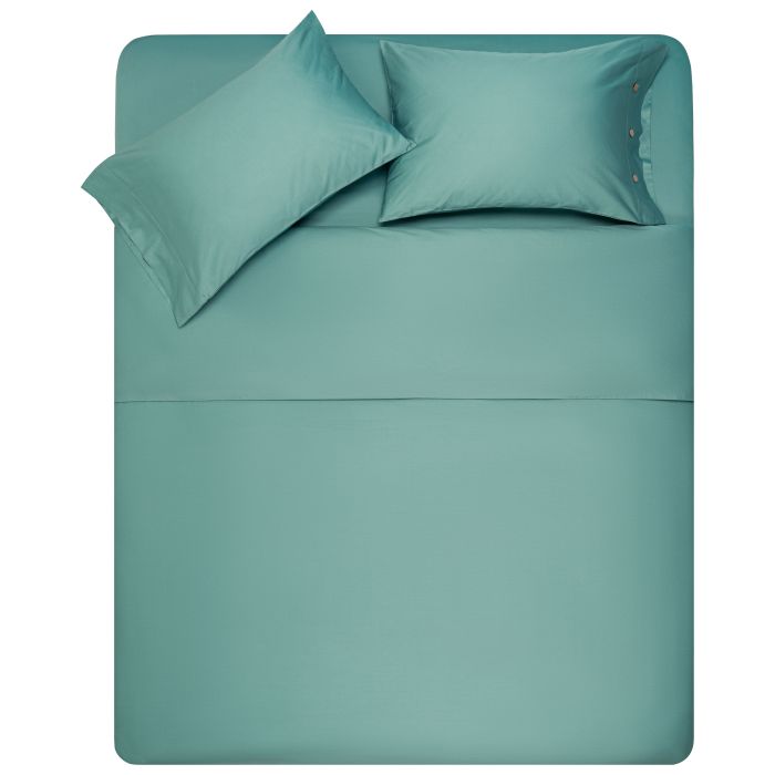 КПБ 2.0сп Ardesto Mix&Match, пододеяльник 200х220см, простынь 240x260см, наволочки (2) 50х70см, 100% хлопок, сатин, зеленый