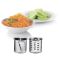 Мясорубка Moulinex, 1600Вт, 1.9кг/мин, 3 решетки, насадка для колбас, кеббе, томатов, пластик/металл, черно-серерый