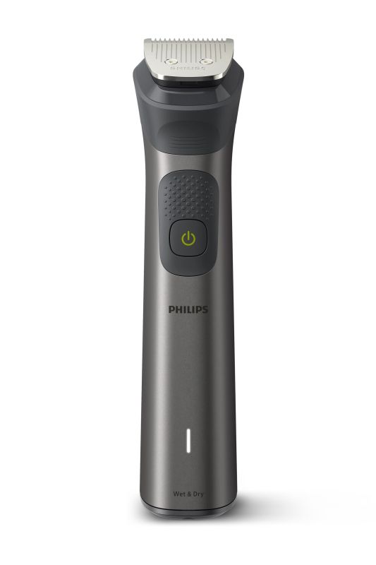 Тример Philips Series 7000, для обличчя, голови, тіла, акум., насадок-15, сталь, сіро-чорний