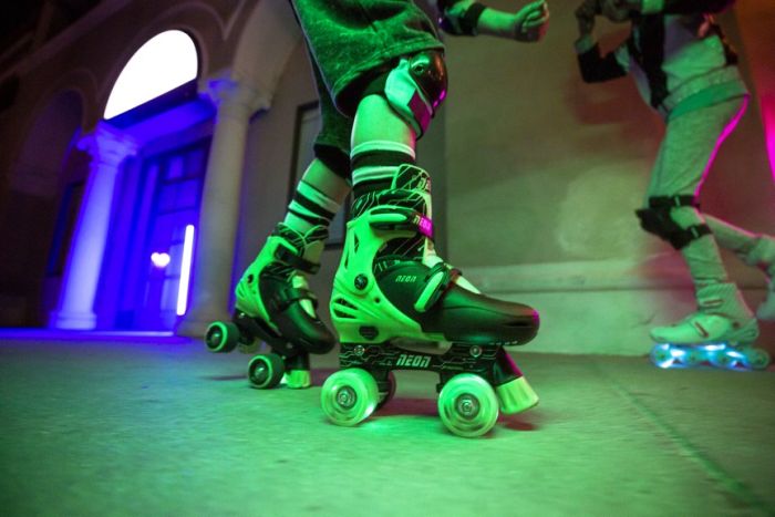 Роликові ковзани Neon Combo, розмір 30-33, салатовий