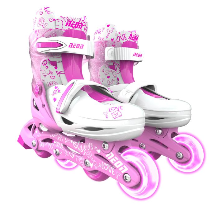 Роликовые коньки Neon Inline Skates Розовый (Размер 34-37)