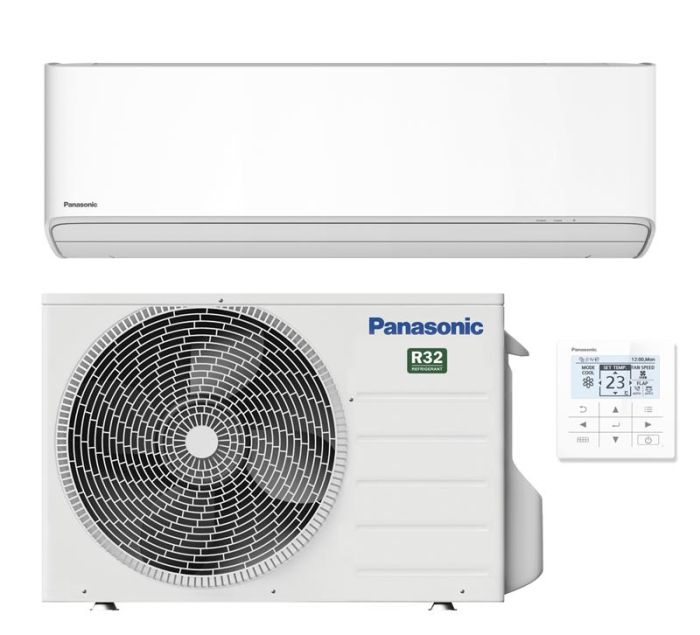 Кондиціонер Panasonic Server AC 35м2 інвертор 12000BTU 3.5кВт A+++/A++ -25°С Wi-Fi R32 білий