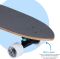 Скейтборд Yvolution Fishtail Cruiser 76см, синий