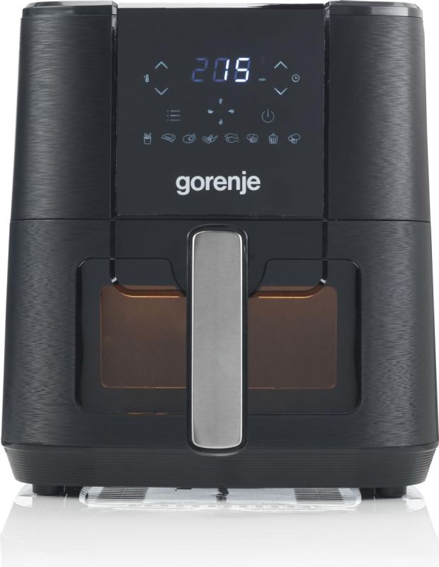Мультипеч Gorenje 1350Вт, чаша-5.4л, сенсорне управл., 8 авто. программ, пластик+металл, чорний