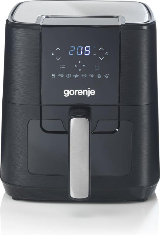 Мультипеч Gorenje 1350Вт, чаша-5.4л, сенсорне управл., 8 авто. программ, пластик+металл, чорний