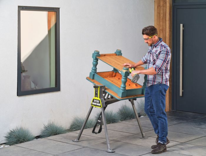 Верстак складной с тисками Ryobi RSTSJ150 1070х980х895мм нагрузка до 250кг 19кг