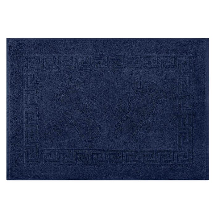Килимок для ніг махровий Ardesto Home 50х70см, 100% бавовна, синій темний