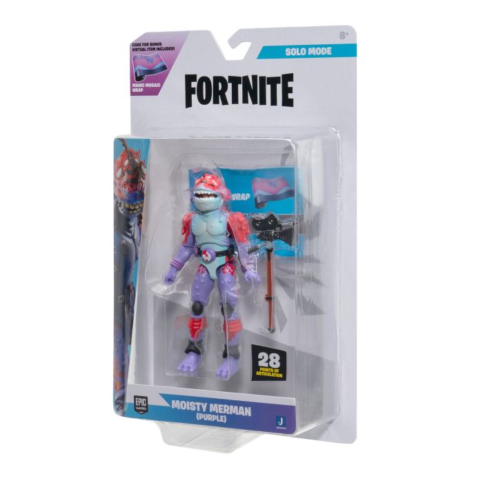 Коллекционная фигурка Fortnite Solo Mode Moisty Merman, 10см