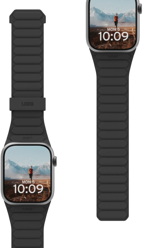 Ремешок UAG для Apple Watch Ultra 2/Ultra-49-45-44mm, Pathfinder, Black/Titanium