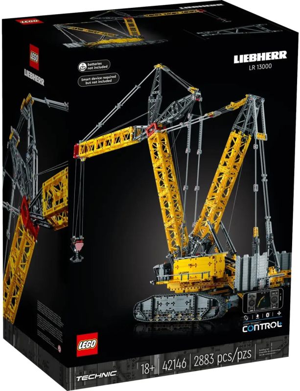 Конструктор LEGO Technic Гусеничный подъемный кран Liebherr LR 13000
