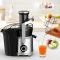 Соковыжималка Tefal Nutri XXL центробежная 1000Вт, чаша-0.8л, жмых-2.2 л, желоб на целое яблоко, пластик/металл, черный