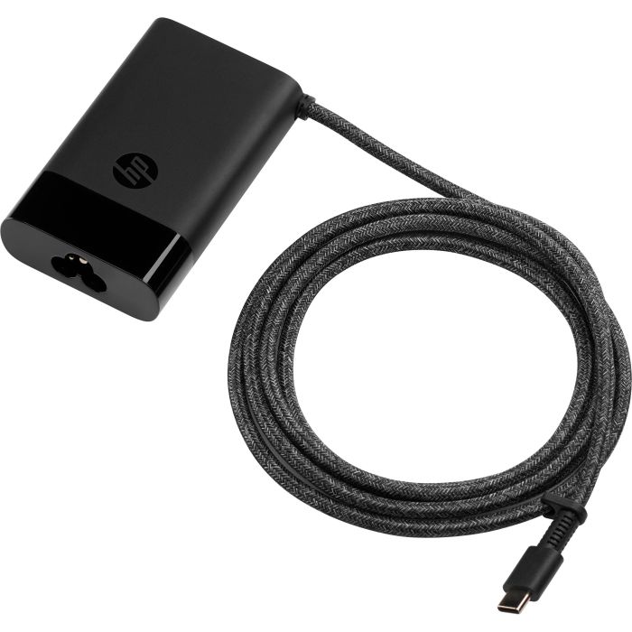 Зарядное устройство сетевое HP 65W USB-C, кабель USB-C, 1м, черный