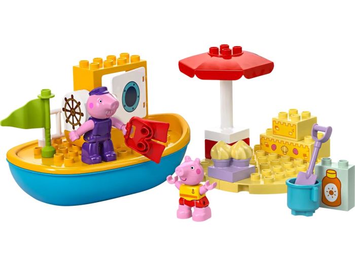 Конструктор LEGO DUPLO Peppa Pig Морская прогулка Пеппы на лодке