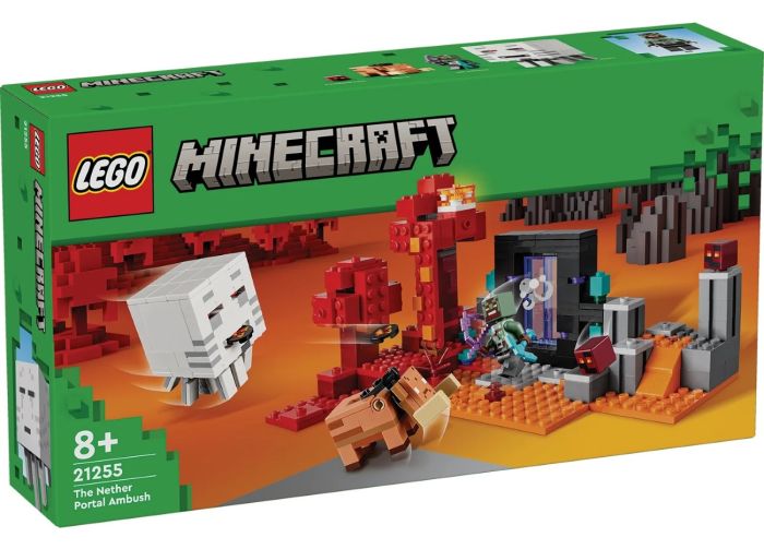 Конструктор LEGO Minecraft Засада возле портала в Нижнем мире