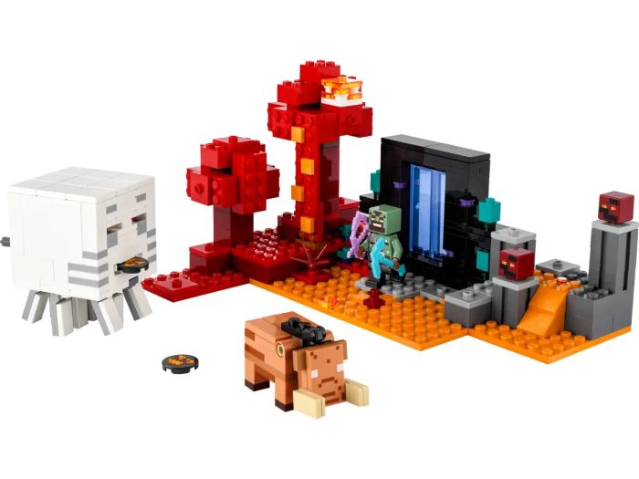 Конструктор LEGO Minecraft Засада возле портала в Нижнем мире
